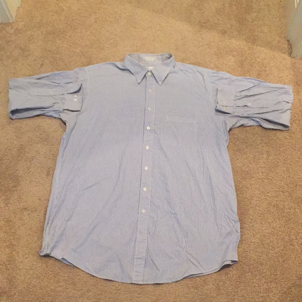Van Heusen Size 18.5 long sleeve dress shirt